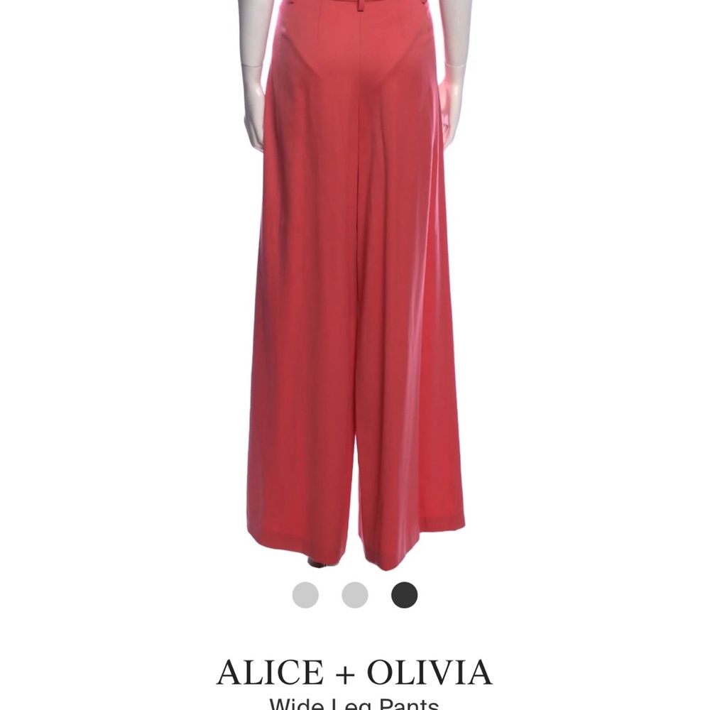 Alice + Olivia Scarlet Flared Wide Leg Pants - Picture 2 of 5